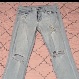 American eagle ripped jeans